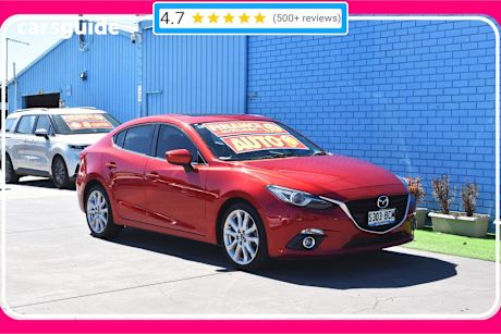 Red 2014 Mazda 3 Sedan Sp25 Gt