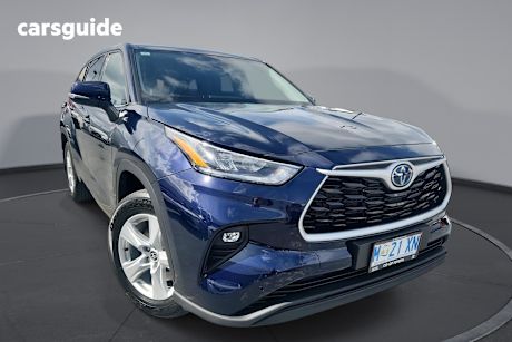 Blue 2022 Toyota Kluger Wagon Gx Hybrid Awd