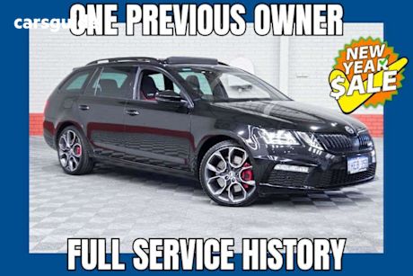 Black 2020 Skoda Octavia Wagon Rs 245