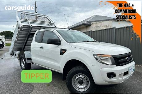White 2014 Ford Ranger Super Cab Chassis Xl 2.2 Hi-Rider (4X2)