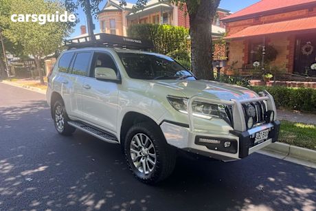 White 2018 Toyota Landcruiser Prado Wagon Vx (4X4)
