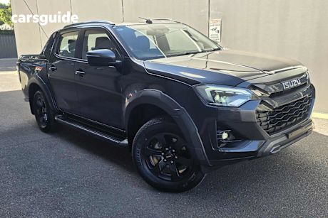 Black 2023 Isuzu D-MAX Crew Cab Utility X-Terrain (4X4)
