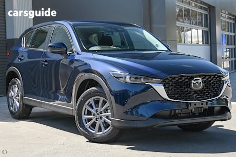 Blue 2025 Mazda CX-5 Wagon G25 Maxx Sport (Fwd)