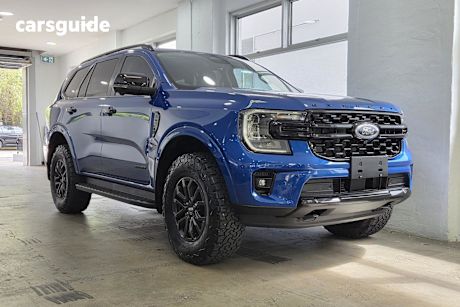 Blue 2024 Ford Everest Wagon Sport (4Wd)