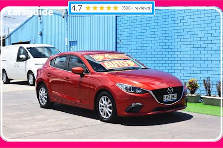 Red 2014 Mazda 3 Hatchback Maxx