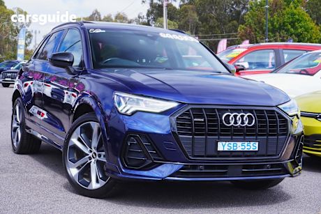 Blue 2021 Audi Q3 Wagon 40 Tfsi Quattro S Line