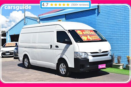 White 2017 Toyota HiAce Van Slwb