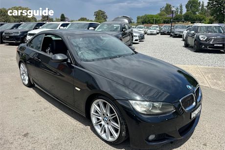 Black 2009 BMW 335I Convertible
