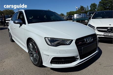 White 2016 Audi S3 Hatchback Sportback 2.0 Tfsi S Tronic