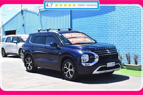 Blue 2023 Mitsubishi Outlander Wagon Aspire 7 Seat (Awd)