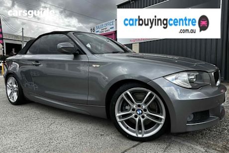 Grey 2009 BMW 123D Convertible