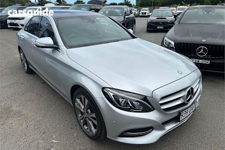 Silver 2014 Mercedes-Benz C200 Sedan