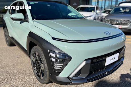 Green 2025 Hyundai Kona Wagon Hybrid Elite