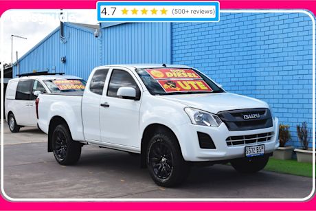 White 2017 Isuzu D-MAX Space Cab Utility Sx Hi-Ride (4X2)