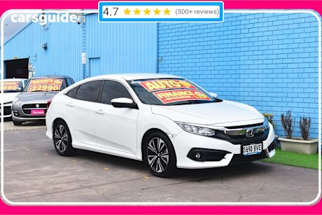 White 2018 Honda Civic Sedan Vti-L