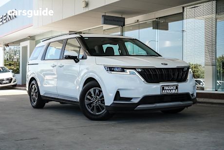 White 2021 Kia Carnival Wagon S