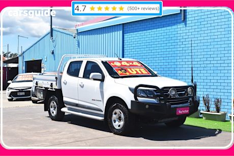 White 2018 Holden Colorado Crew Cab Chassis Ls (4X4)