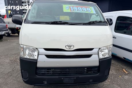 White 2012 Toyota HiAce Van Lwb