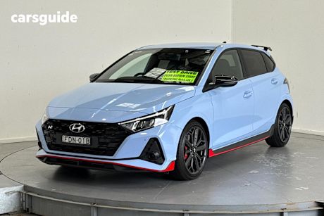 Blue 2023 Hyundai I20 Hatchback N