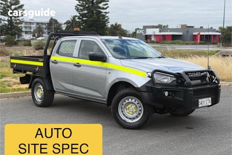 Silver 2022 Isuzu D-MAX Crew Cab Chassis Sx (4X4)