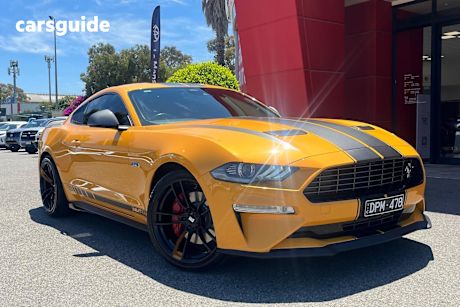 Orange 2022 Ford Mustang Fastback 2.3 Gtdi