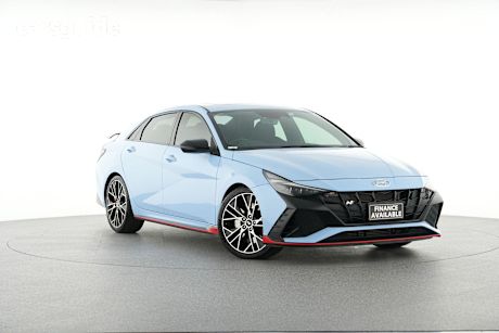 Blue 2022 Hyundai I30 Sedan N Premium With Sunroof