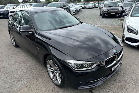 Black 2017 BMW 318I Sedan Sport Line