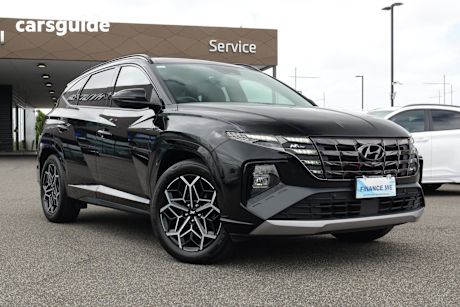 Black 2022 Hyundai Tucson Wagon Highlander N Line (Awd)