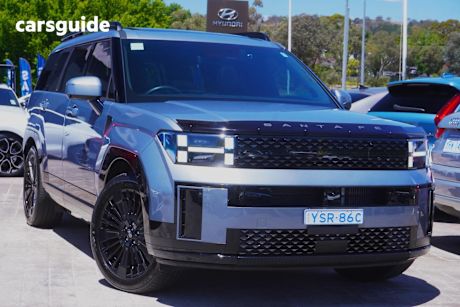 Blue 2025 Hyundai Santa FE Wagon Hev (Awd)