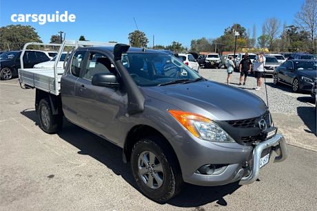 Grey 2015 Mazda BT-50 Freestyle Cab Chassis Xt (4X4)