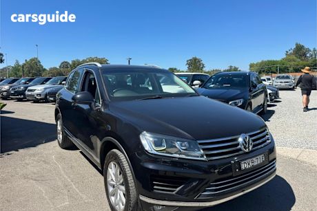 Black 2016 Volkswagen Touareg Wagon 150 Tdi Element