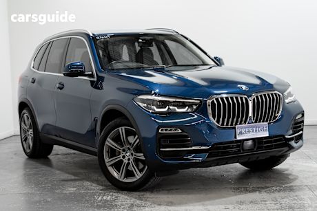 Blue 2020 BMW X5 Wagon Xdrive 25D