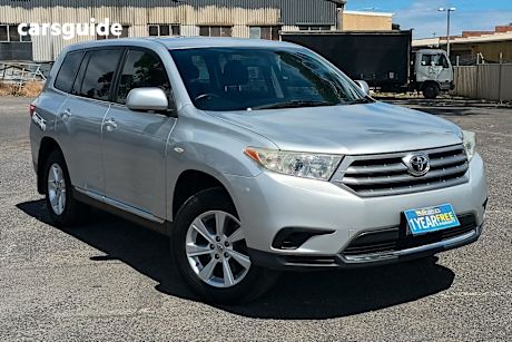 Silver 2012 Toyota Kluger Wagon Kx-R (Fwd) 5 Seat