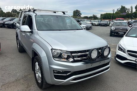Silver 2019 Volkswagen Amarok Dual Cab Utility V6 Tdi 550 Highline