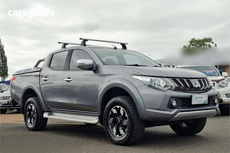 Grey 2017 Mitsubishi Triton Dual Cab Utility Exceed (4X4)