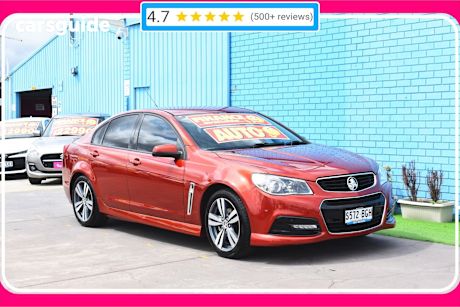 Red 2015 Holden Commodore Sedan Sv6