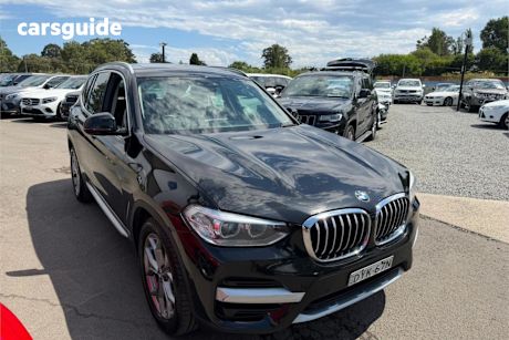 Black 2018 BMW X3 Wagon Xdrive 20D