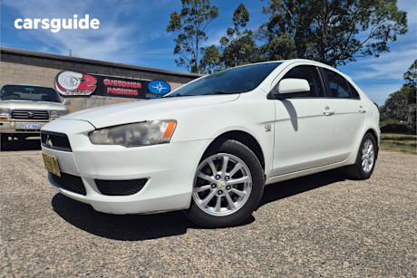 White 2011 Mitsubishi Lancer Sedan Sx