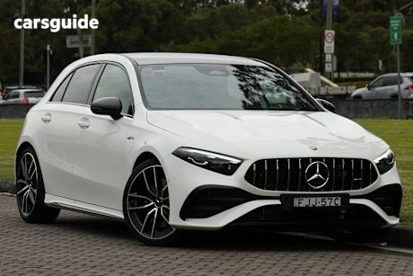 White 2024 Mercedes-Benz A35 Hatchback 4Matic