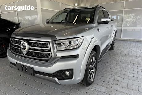 Silver 2025 GWM Cannon Dual Cab Utility Ultra (4X4)