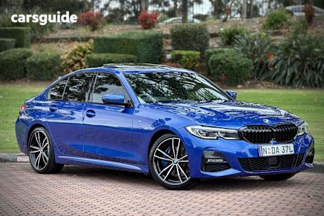 Blue 2020 BMW 330I Sedan M Sport