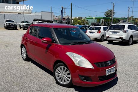 Red 2011 Suzuki Swift Hatchback Glx