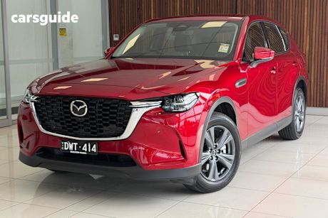 Red 2025 Mazda CX-60 Wagon G25 Touring