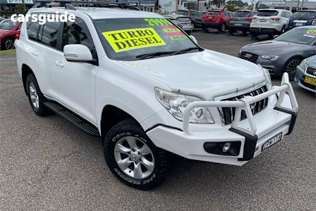 White 2012 Toyota Landcruiser Prado Wagon Gxl (4X4)