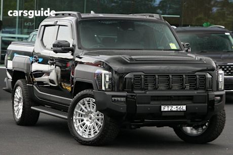 Black 2025 Kia Tasman Double Cab Pick Up X-Line (4X4) (0.9T) Bdy Fender