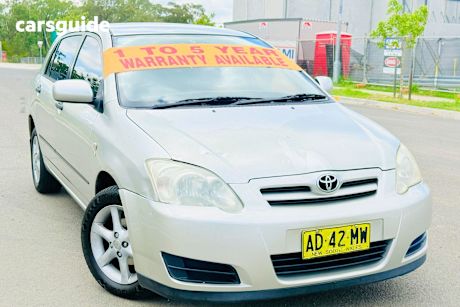 Silver 2005 Toyota Corolla Hatchback Ascent Seca