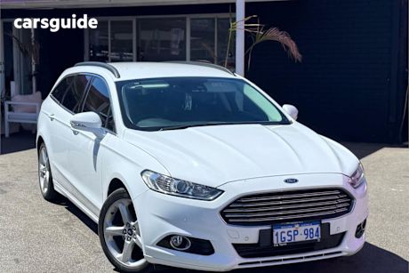 White 2018 Ford Mondeo Wagon Trend Tdci (5 Yr)