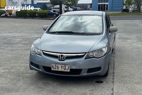 Blue 2007 Honda Civic Sedan Vti
