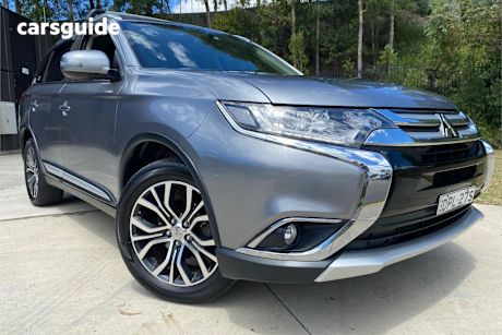 Grey 2017 Mitsubishi Outlander Wagon Ls (4X4)