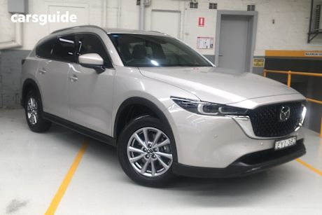 Grey 2023 Mazda CX-8 Wagon G25 Touring (Fwd)